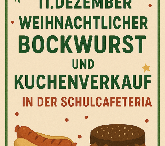 Weihnachtlicher Imbissverkauf